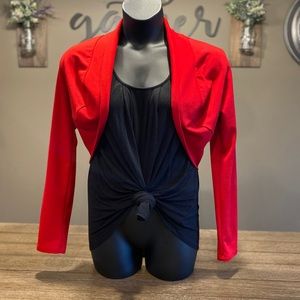 Lindy Bop Rockabilly Red Shrug